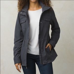 prAna XS Halle Weather Resistant Jacket in coal